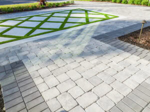 concrete pavers driveway and walkway by accurate pavers