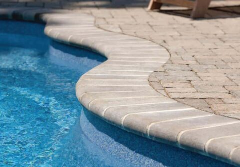 coping pavers pool deck