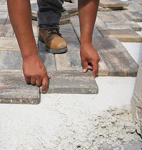 thin interlocking paver