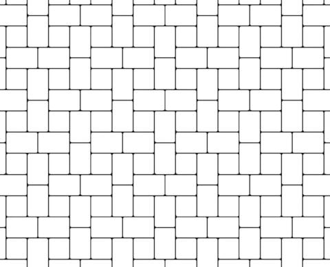 two piece cobble pattern sketch