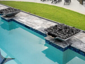 marble pool deck