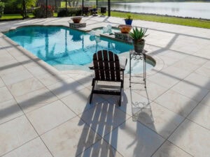 pool deck renovation by accurate pavers
