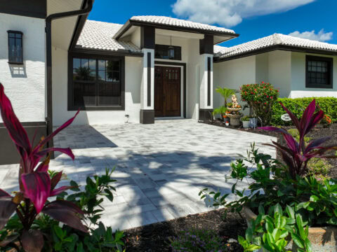 concrete pavers walkway in bonita springs fl