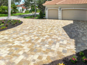 concrete pavers driveway in fort myers by accurate pavers