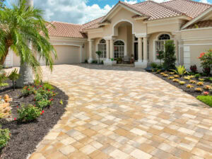 concrete pavers driveway in fort myers by accurate pavers