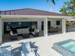 paved pool deck by accurate pavers