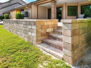 park shore drive paved retaining wall