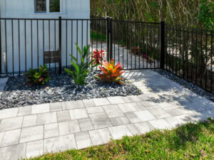 concrete pavers walkway
