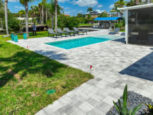 paved pool deck renovation