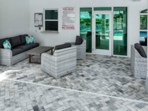 paved common areas