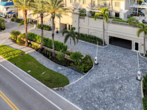 concrete pavers driveway