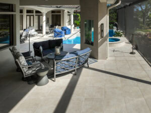 porcelain tile pool deck