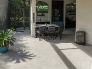 porcelain tile pool deck in naples florida by accurate pavers