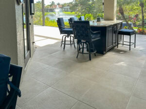 porcelain tile pool deck