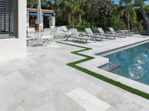 pool edge details
