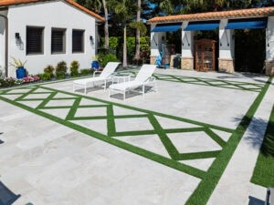 porcelain pool deck