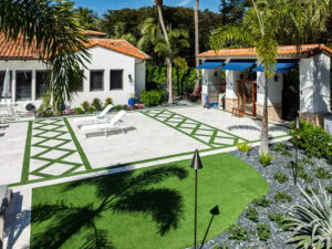 pool deck detail