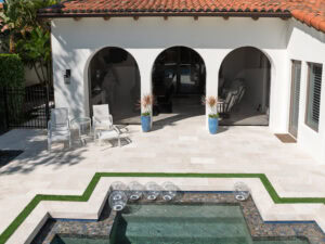 pool deck detail
