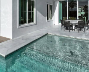 pool deck area