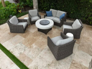 outdoor living area