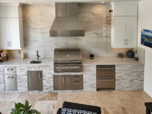 outdoor kitchen