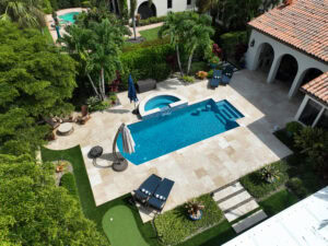pool deck