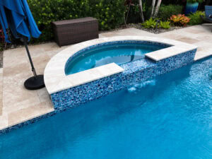 pool coping detail