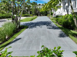 completed driveway in marco island