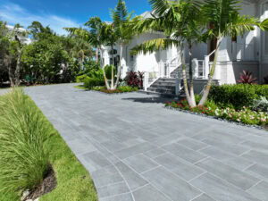 porcelain driveway by accurate pavers