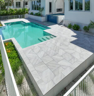 porcelain pool deck