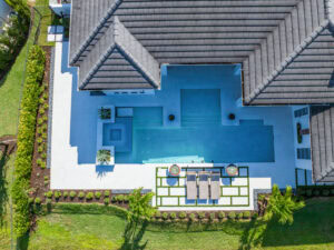 outdoor pool deck by accurate pavers