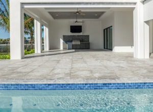 pool deck by accurate pavers