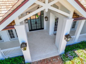paved entrance