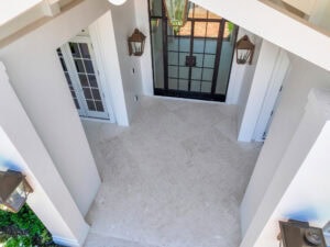paved entrance