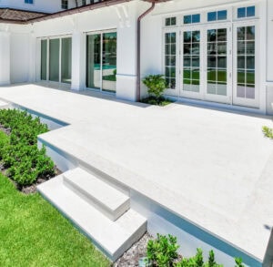paved outdoor areas