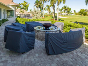 fire pit installation by accurate pavers