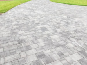 sealed driveway pavers