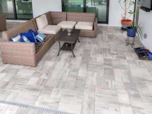 pool deck area pavers cleaned and sealed