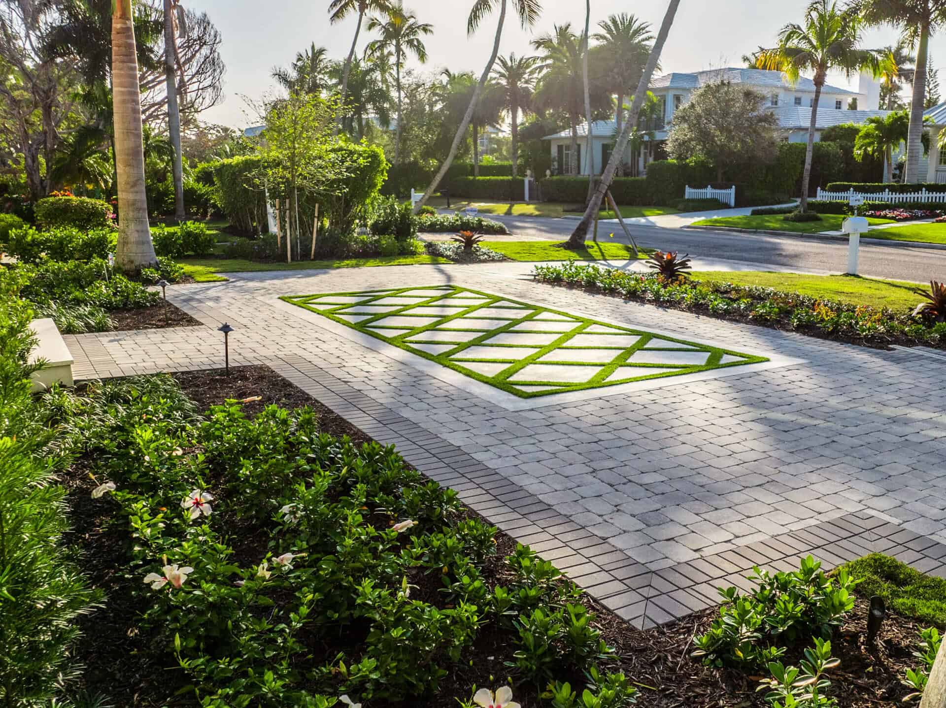 driveway design by accurate pavers