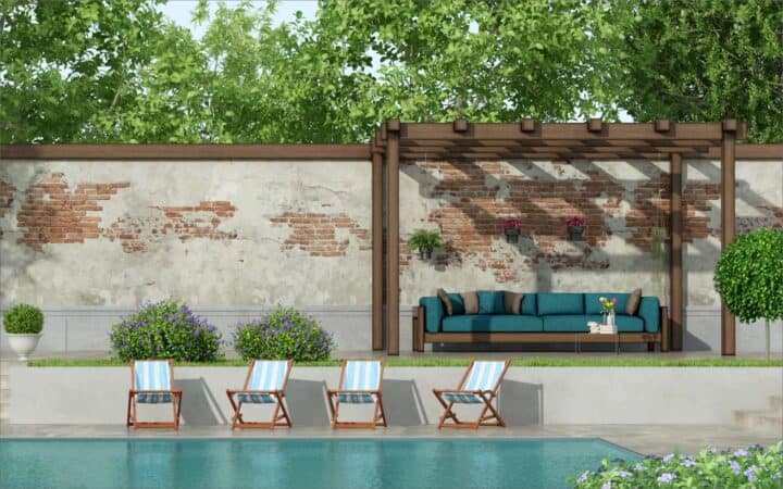 pergola outdoors