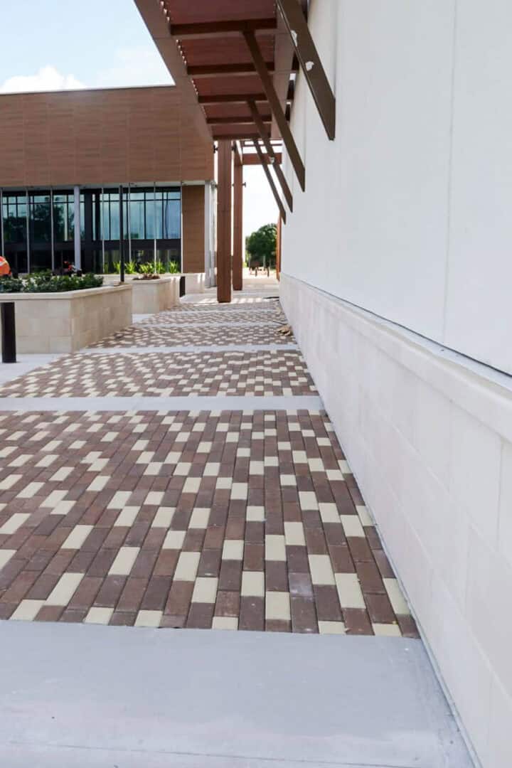 public spaces paved walkways by accurate pavers