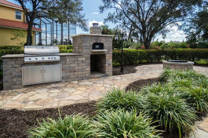 custom kitchen by accurate pavers