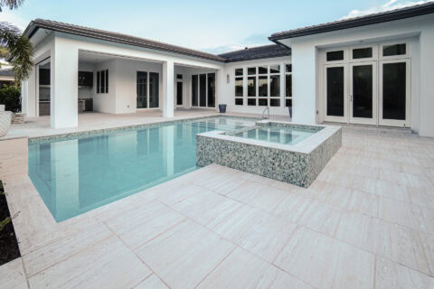 paved pool by accurate pavers
